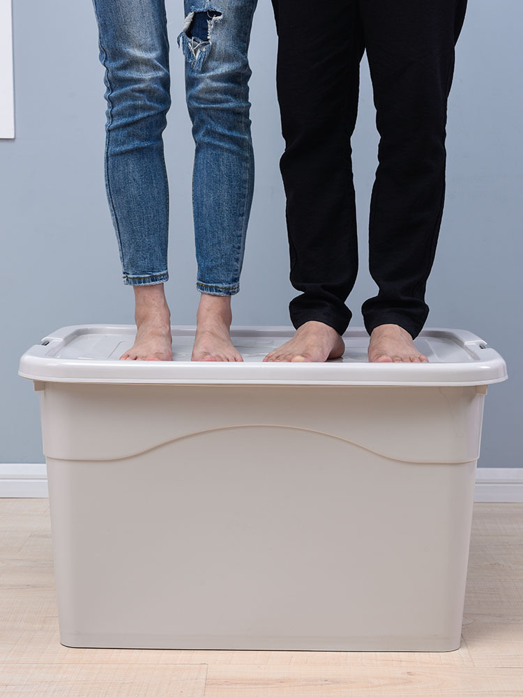 250L Extra Large Storage Box Storage Box Extra Large Clothes Quilt Storage Box 270L Storage Box with Pulley Plastic