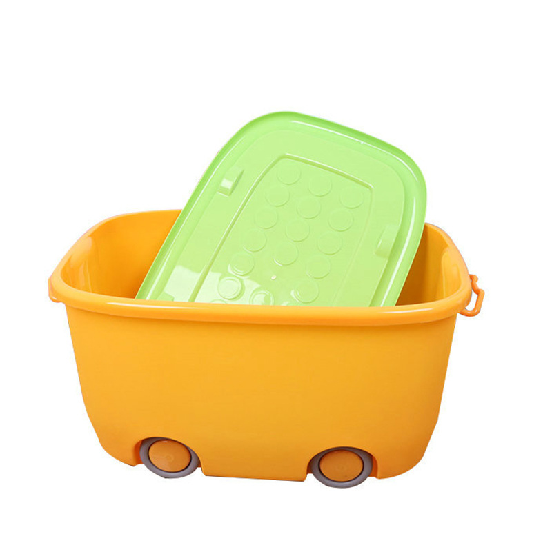 Factory Direct Supply Creative Pulley Cartoon Storage Box Children&#039;s Toy Storage Box Bedroom Clothes Sundries Storage Box