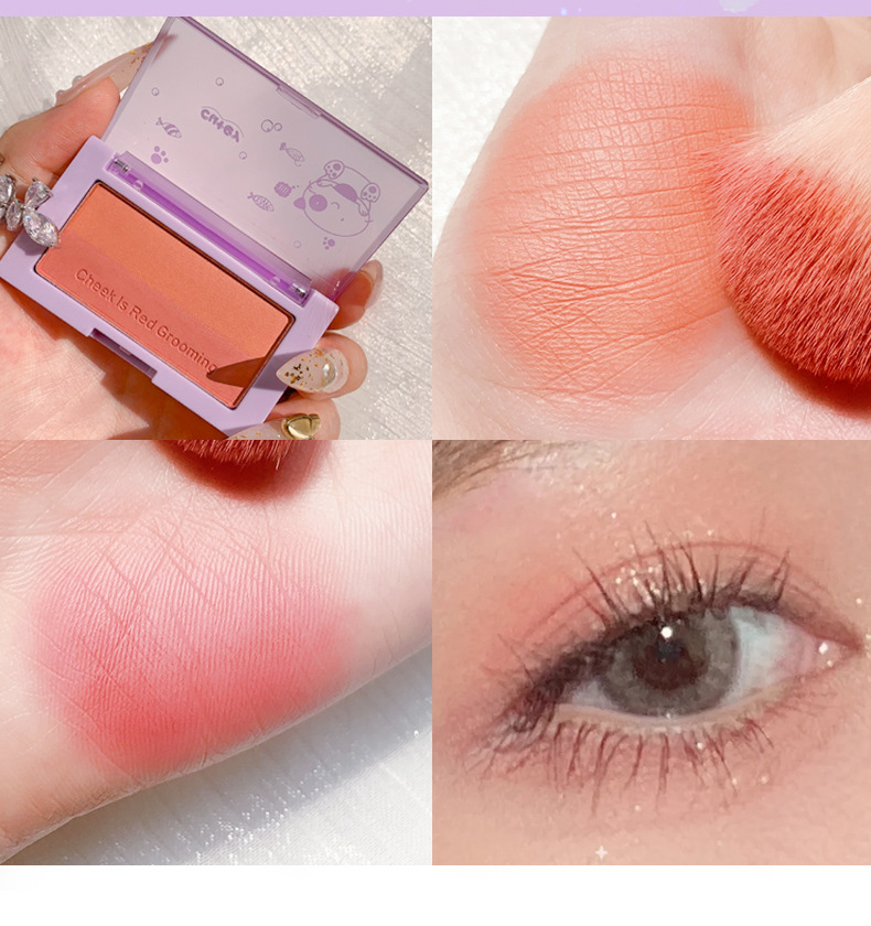 Xixi Cute Cute Cute Blush Powder Two-Tone Blush Nude Makeup Natural Rouge Combination Highlight Repair Makeup Palette Xixi Cute Cute Cute Blush Powder Two-Tone Blush Nude Makeup Natural Rouge Combination Highlight Repair Makeup Palette
