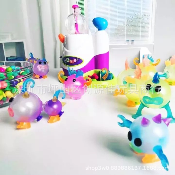 Bobo Sticky Toy Handmade DIY Balloon Magic Inflator Bubble Sticky Ball Sticky Toy