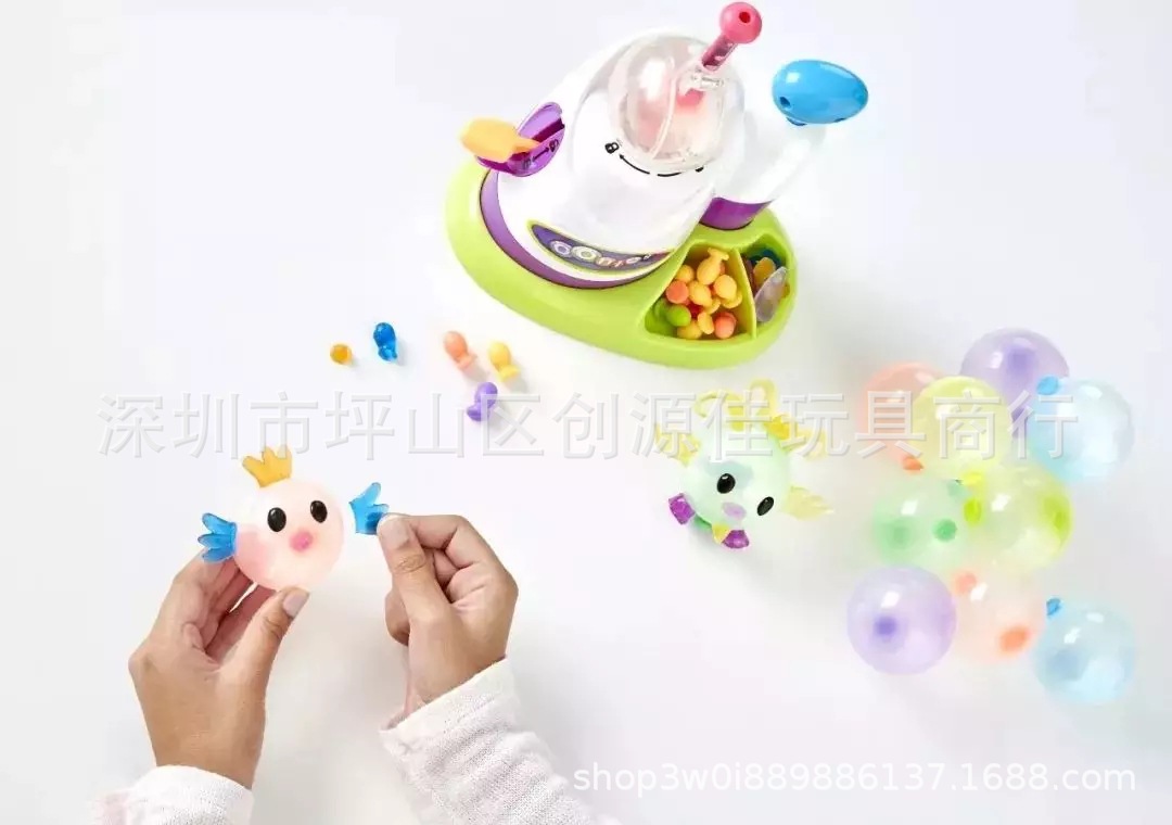Bobo Sticky Toy Handmade DIY Balloon Magic Inflator Bubble Sticky Ball Sticky Toy
