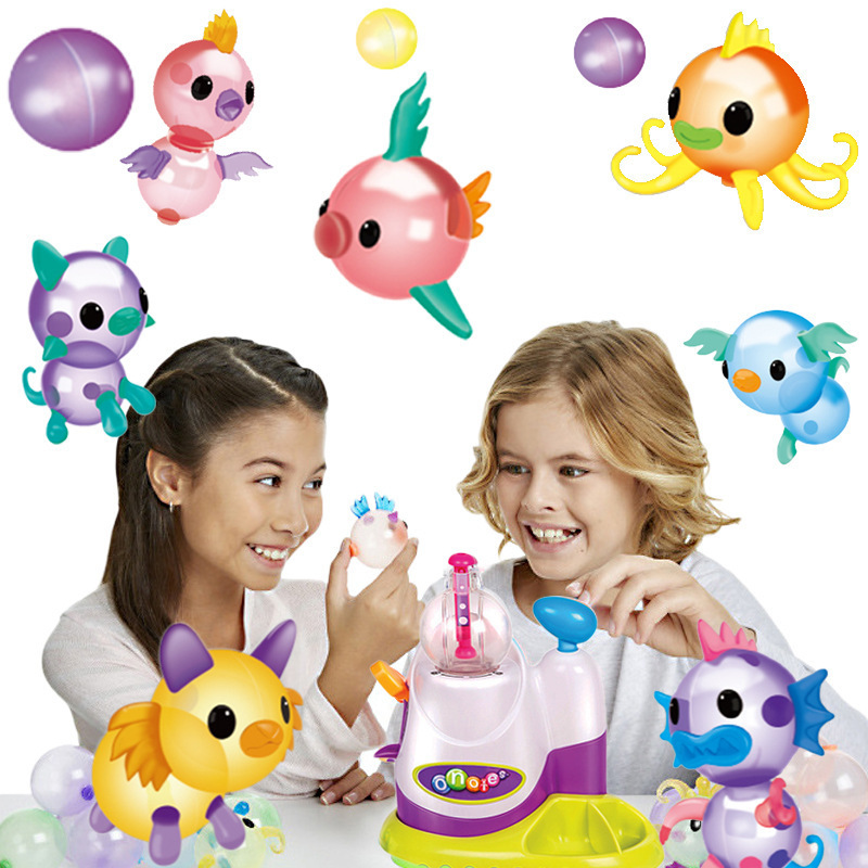 Bobo Sticky Toy Handmade DIY Balloon Magic Inflator Bubble Sticky Ball Sticky Toy