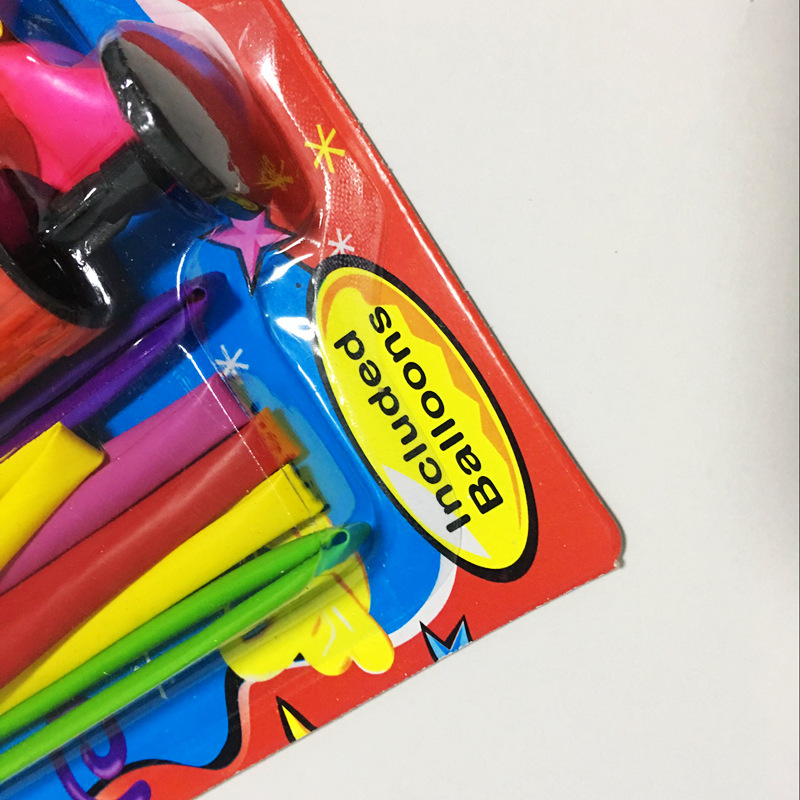 Balloon quality long magic balloon children's festival colorful plastic balloon with inflator set Balloon quality long magic balloon children's festival colorful plastic balloon with inflator set