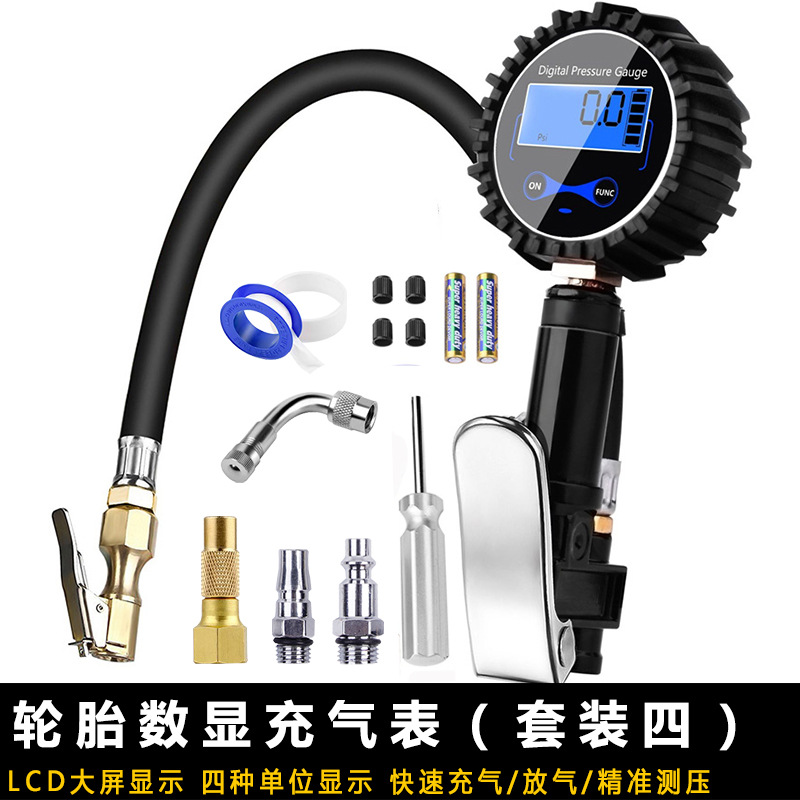 Display Inflating Meter High Precision Tire Inflating Meter Digital Display Tire Inflator Pressure Gauge Inflating Meter Display Inflating Meter High Precision Tire Inflating Meter Digital Display Tire Inflator Pressure Gauge Inflating Meter