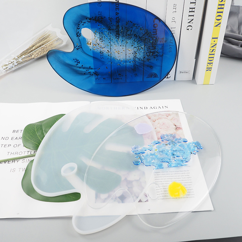 DIY Crystal Glue Mold Creative Handmade Mirror Palette Drawing Board Resin Table Filling Material Silicone Mold DIY Crystal Glue Mold Creative Handmade Mirror Palette Drawing Board Resin Table Filling Material Silicone Mold