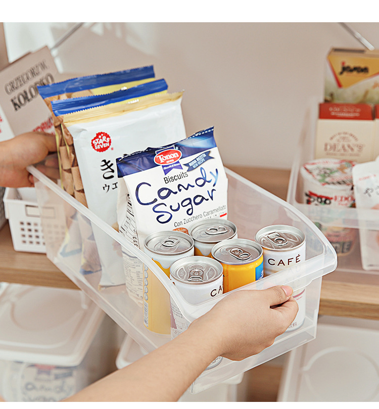 Large refrigerator kitchen household food fruit storage box plastic vegetable storage basket with pulley frame Large refrigerator kitchen household food fruit storage box plastic vegetable storage basket with pulley frame