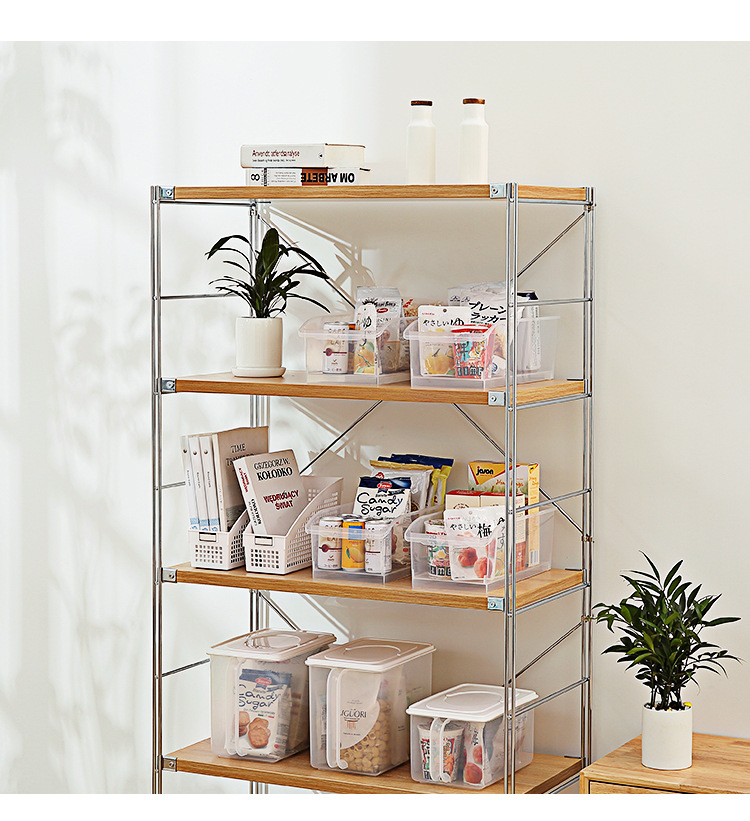 Large refrigerator kitchen household food fruit storage box plastic vegetable storage basket with pulley frame Large refrigerator kitchen household food fruit storage box plastic vegetable storage basket with pulley frame