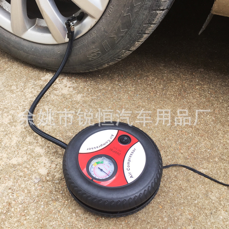 Car Supplies Tire Air Pump 12V Mini Air Pump Car Inflator Electric Blast Pump Wholesale