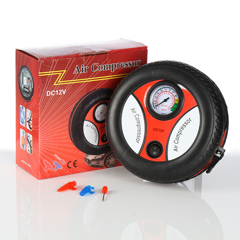 Tire Pump Portable 12V Car Mini Tire Automatic Air Pump High Pressure Inflator for Car