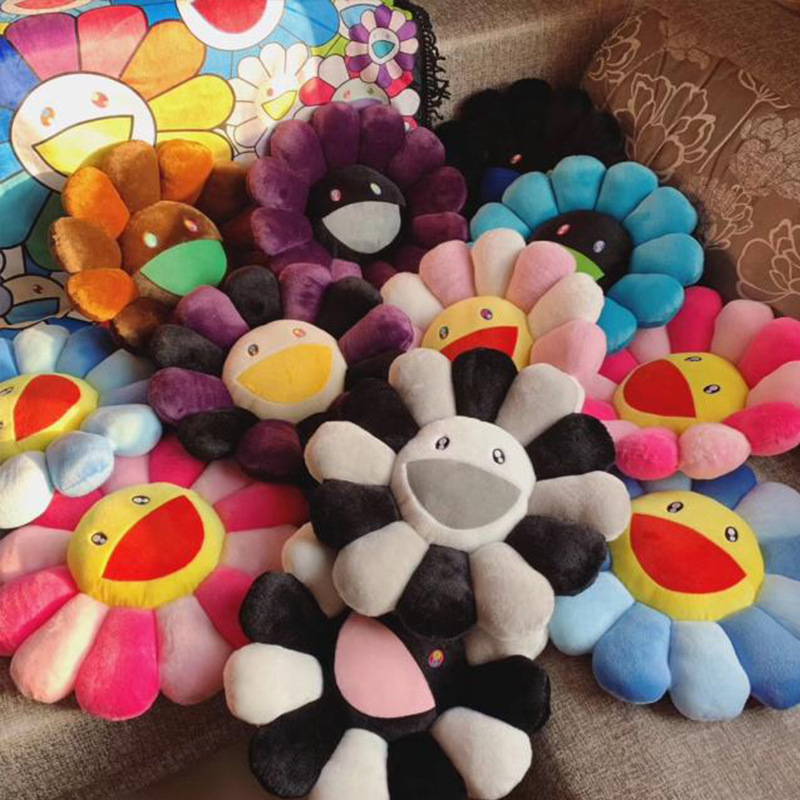 Full-Series Sunflower Cushion Plush Toy Pillow Office Seat Cushion Back Cushion Car Seat Cushion Lumbar Support Trendy Furniture