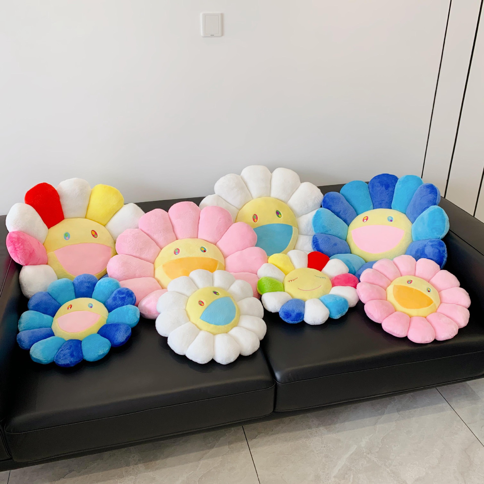 Full-Series Sunflower Cushion Plush Toy Pillow Office Seat Cushion Back Cushion Car Seat Cushion Lumbar Support Trendy Furniture