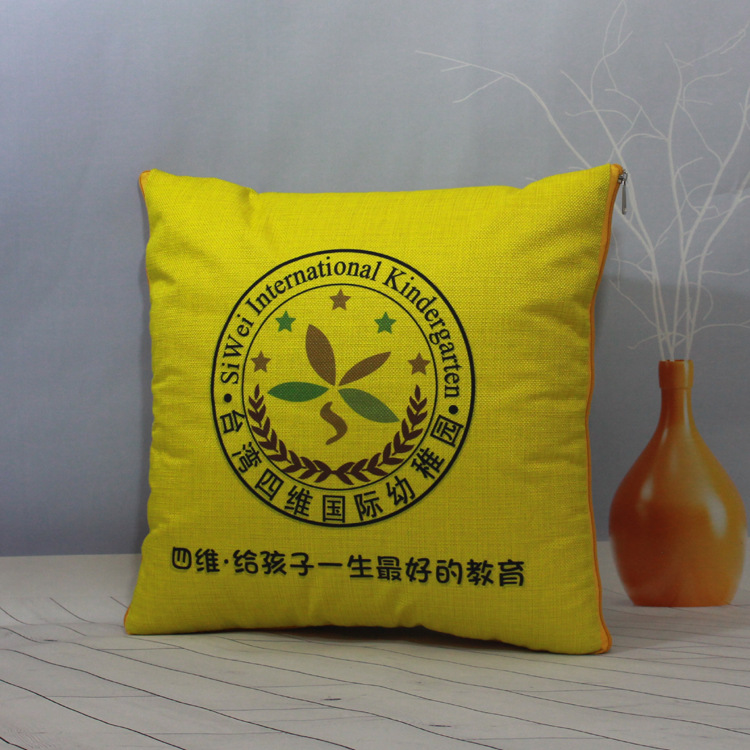 Pillow Blanket Multi-Functional Back Seat Cushion Quilt Logo Wholesale Advertising Gift Cartoon Pattern Warm Pillow