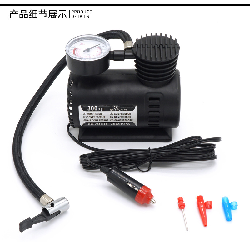 Micro air pump 12V inflator tire inflation locomotives contained air pump Micro air pump 12V inflator tire inflation locomotives contained air pump