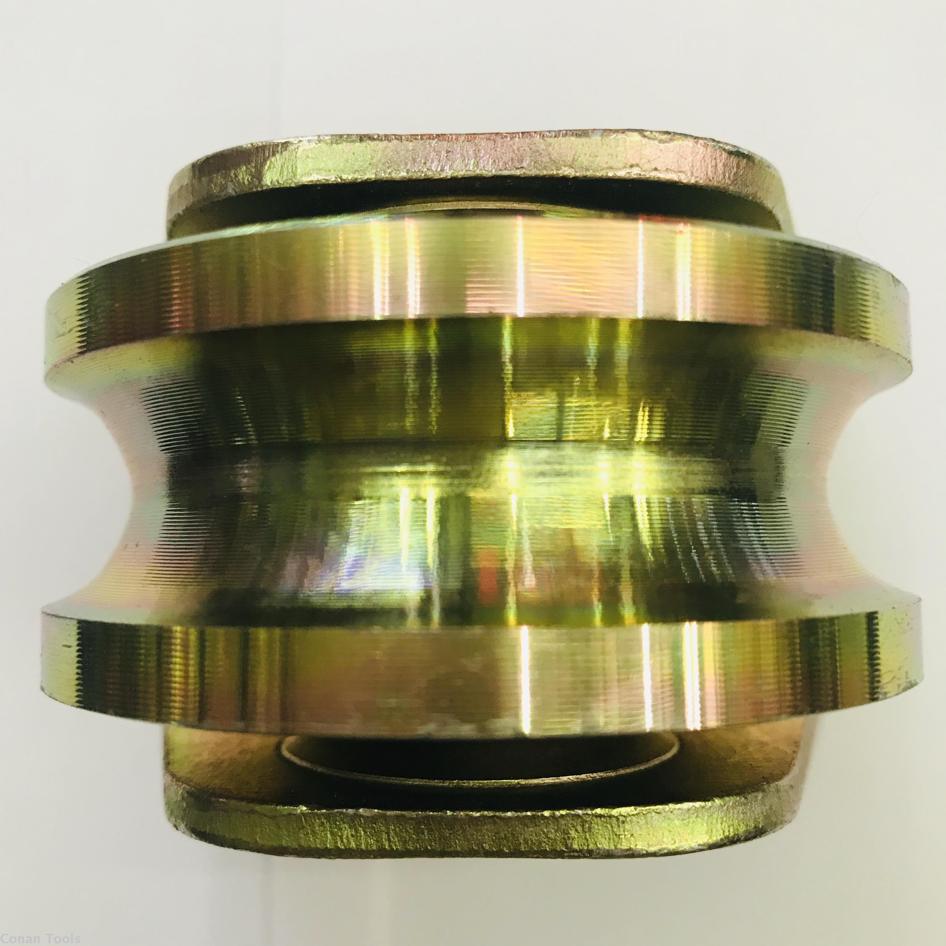 Ground pulley U groove pulley double bearing color steel track pulley Ground pulley U groove pulley double bearing color steel track pulley