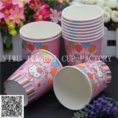 Disposable paper cup coffee cup cupcake paper cup advertising cup tea paper cup baking paper cup customized stock.