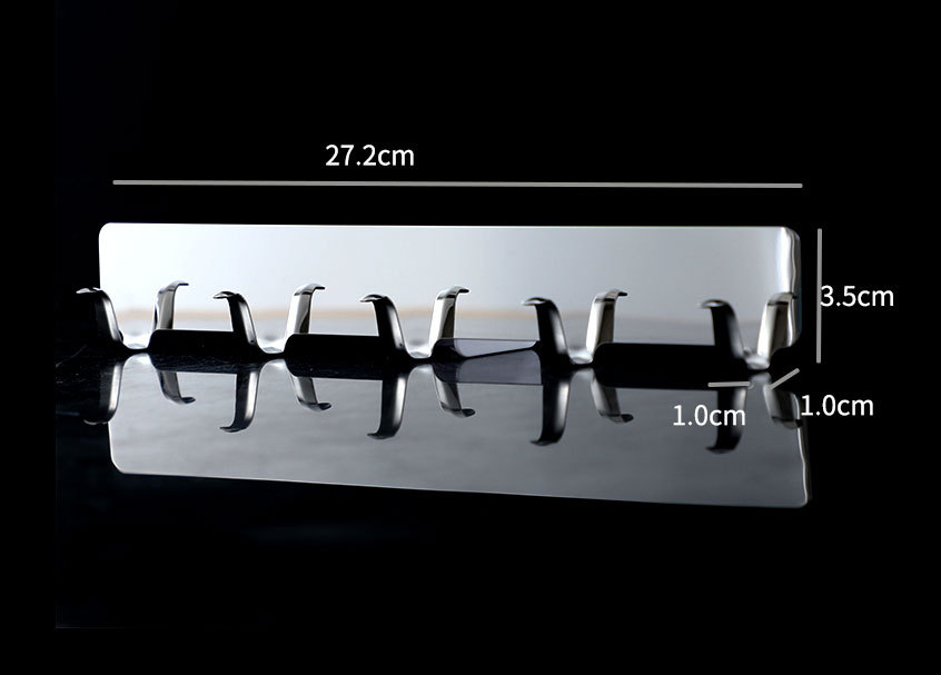 KM 7026 stainless steel five cc-link hook strong glue perforation - free wall bathroom nail - bearing adhesive hooks KM 7026 stainless steel five cc-link hook strong glue perforation - free wall bathroom nail - bearing adhesive hooks