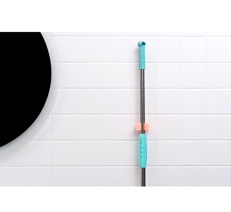 2429 Mop Rack Punch-Free Strong Load-Bearing Mop Clip Toilet Broom Card Holder Storage Wall Mount Hook 2429 Mop Rack Punch-Free Strong Load-Bearing Mop Clip Toilet Broom Card Holder Storage Wall Mount Hook