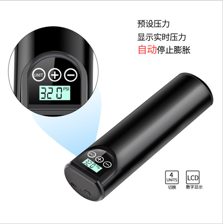 Factory Direct Sales Smart Wireless Air Pump Mini Convenient Bike Automobile Inflator Electric Blast Pump Cross Border
