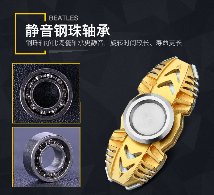 Tiger-Type Fingertip Gyro Inception Adult Stress Relief Toys Bearing Inter-Finger Spiral EDC Egyptian Worm Spirit Fox Tiger-Type Fingertip Gyro Inception Adult Stress Relief Toys Bearing Inter-Finger Spiral EDC Egyptian Worm Spirit Fox