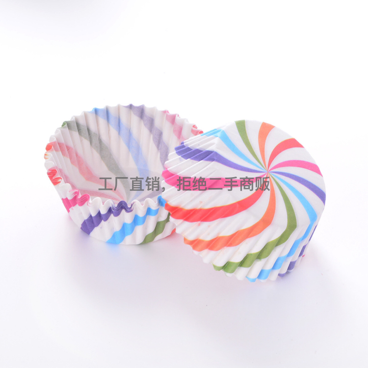 Mochi Holder Paper Cup Cake Stand Muffin Cup Paper Cups Color Heatproof Baking Tool Box about 100