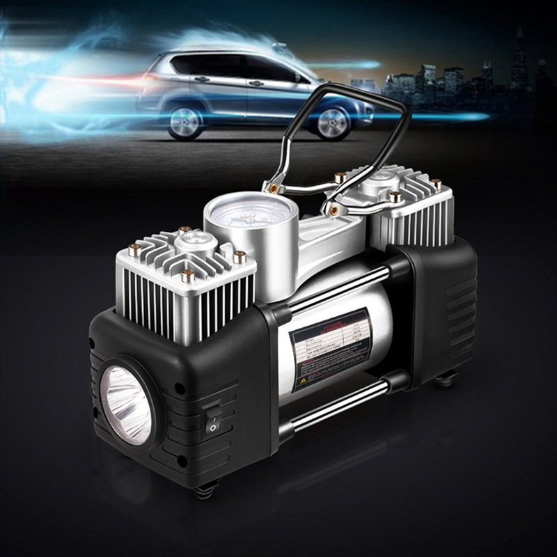 Car Parallel Bars Metal Air Pump Combination Set 12V Portable Air Pump High Power High Pressure Inflator