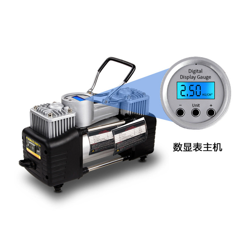Car Parallel Bars Metal Air Pump Combination Set 12V Portable Air Pump High Power High Pressure Inflator