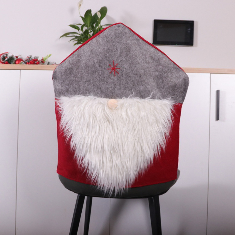Direct Christmas Decoration Faceless Seat Cover Chair Back Cover Creative Chair Cushion Case
