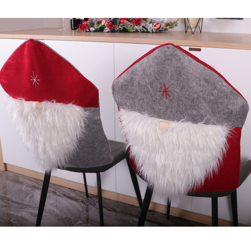 Direct Christmas Decoration Faceless Seat Cover Chair Back Cover Creative Chair Cushion Case