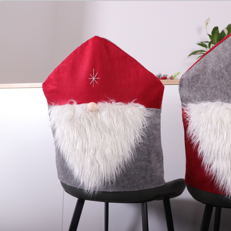 Direct Christmas Decoration Faceless Seat Cover Chair Back Cover Creative Chair Cushion Case
