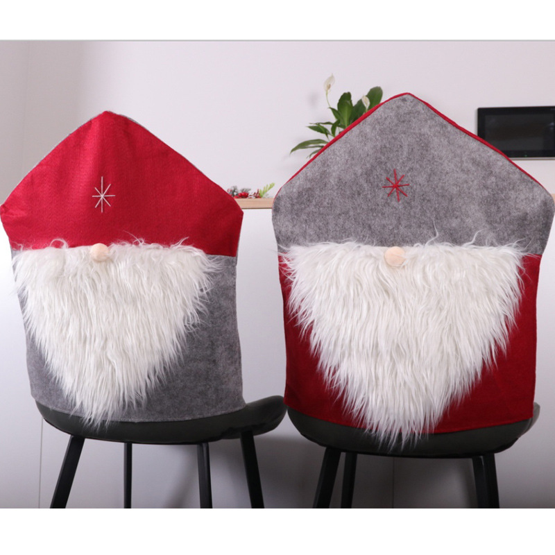 Direct Christmas Decoration Faceless Seat Cover Chair Back Cover Creative Chair Cushion Case