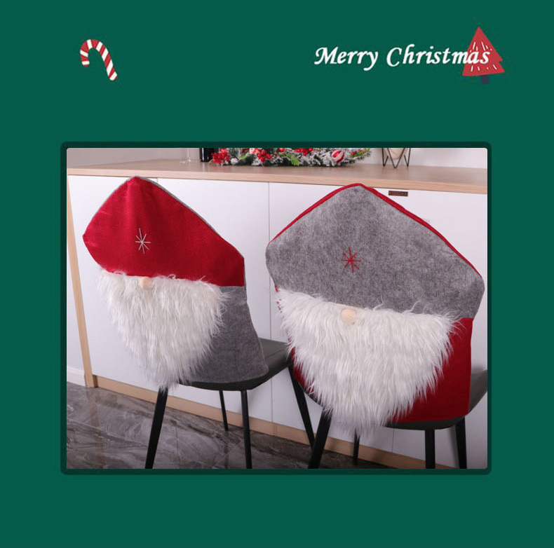 Direct Christmas Decoration Faceless Seat Cover Chair Back Cover Creative Chair Cushion Case