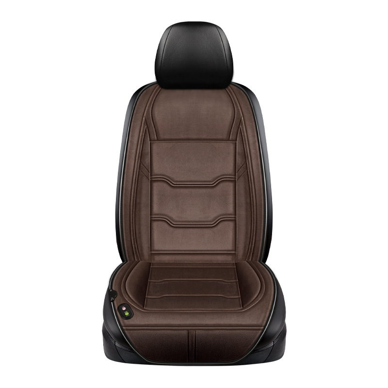 Auto Heating Cushion 12 V24v Universal Winter Plush Car-Mounted Heating Cushion Seat Back Electric Mattress Seat Cushion