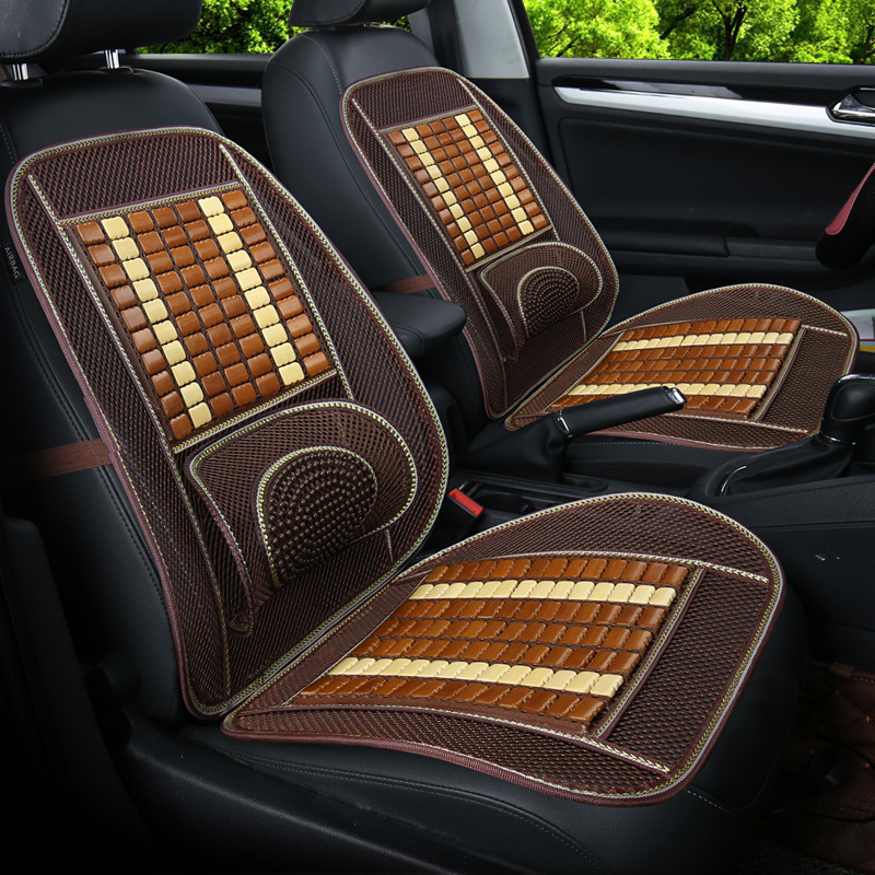 Automobile seat Summer general seat Cushion Breathable cool cushion wooden Bead back cushion wholesale
