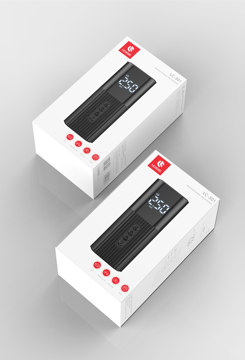 LENCHERN Portable Mini Air Pump Multifunctional Vehicle Digital Display Inflator Tire Pressure Monitoring Tire Tire Pump LENCHERN Portable Mini Air Pump Multifunctional Vehicle Digital Display Inflator Tire Pressure Monitoring Tire Tire Pump