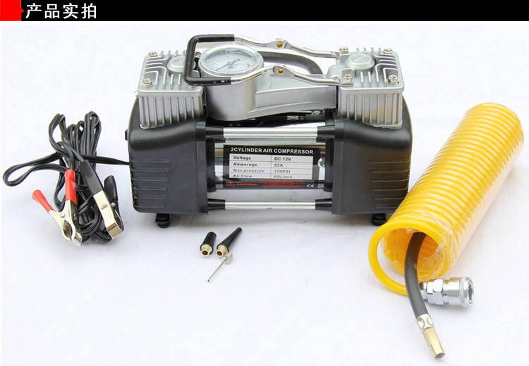 Automotive supplies 12V automotive electric small inflator pump automotive cylinder bag tire inflator