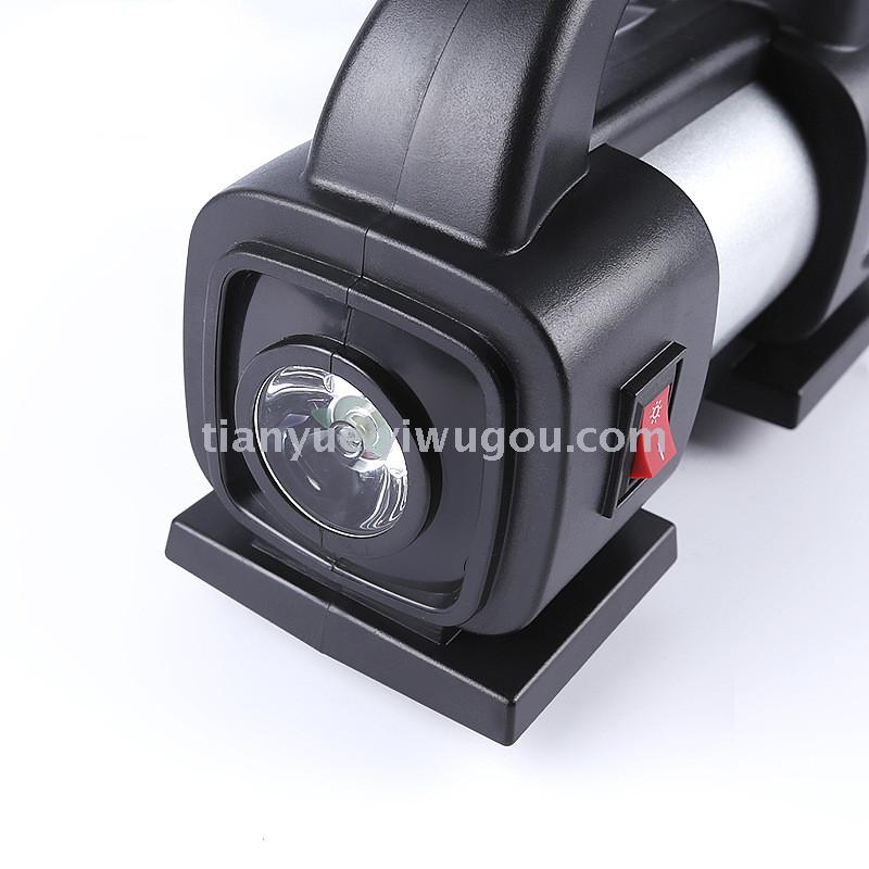 Auto inflator manufacturers direct sale portable single cylinder tire pump high-power car inflator with lights