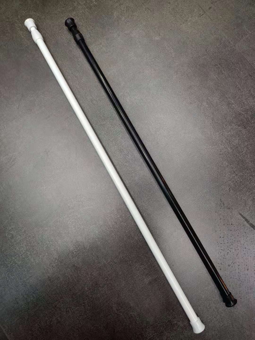 Curtain Rod of Door Shower Curtain Rod Clothing Rod Multi-Function Retractable and Strong Bearing Multi-Function Jackstay Shoe Hanging Curtain Rod of Door