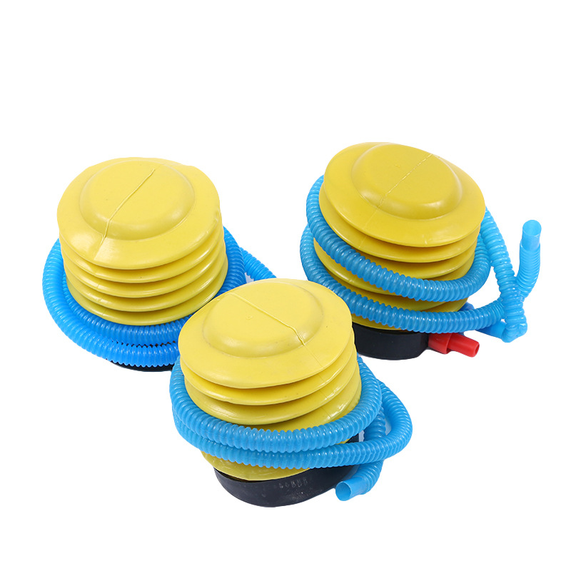 Manufacturers direct foot step balloon inflator yellow inflator pump portable inflator wedding room layout supplies