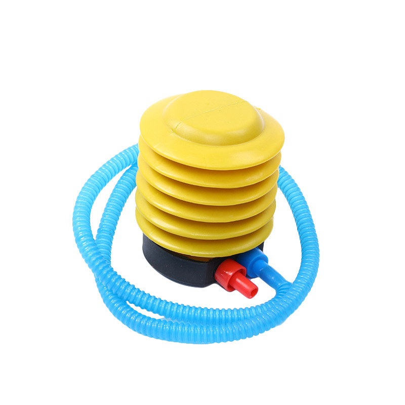 Manufacturers direct foot step balloon inflator yellow inflator pump portable inflator wedding room layout supplies
