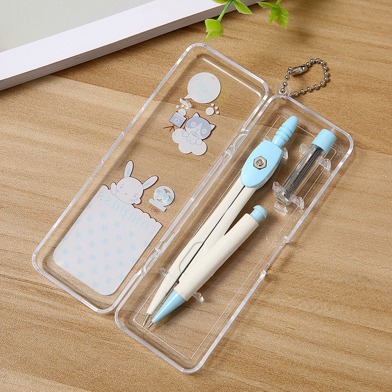 Korean Style New Student Studying Stationery Cute Cartoon Pattern Compasses Office Supplies Korean Style New Student Studying Stationery Cute Cartoon Pattern Compasses Office Supplies