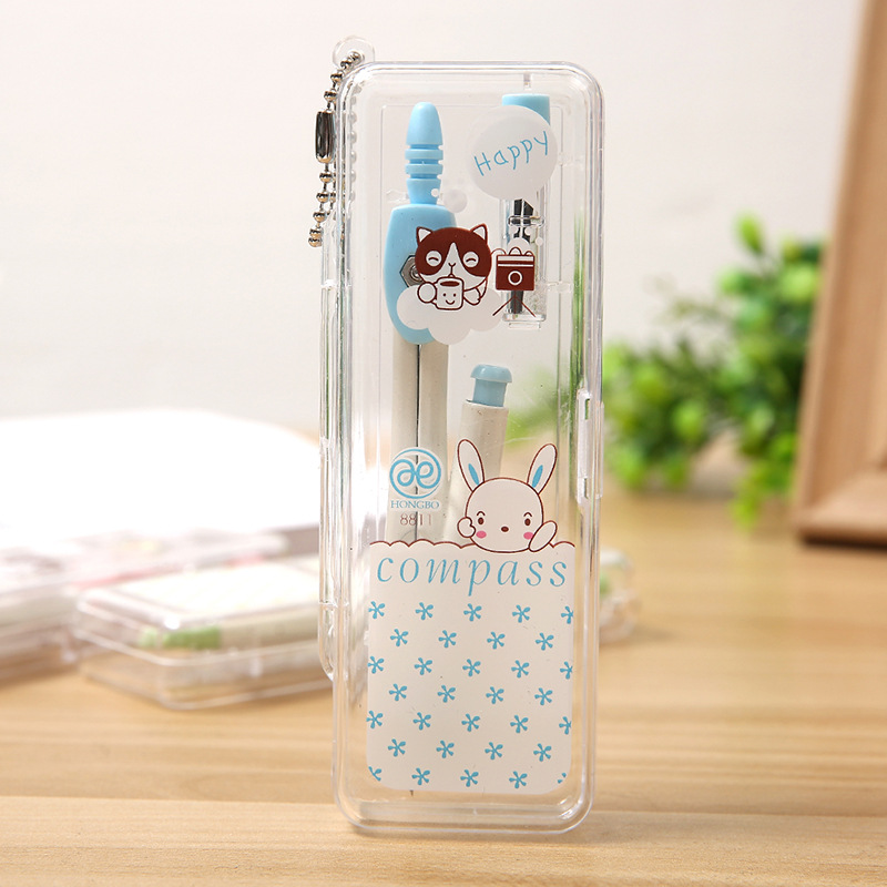 Korean Style New Student Studying Stationery Cute Cartoon Pattern Compasses Office Supplies Korean Style New Student Studying Stationery Cute Cartoon Pattern Compasses Office Supplies