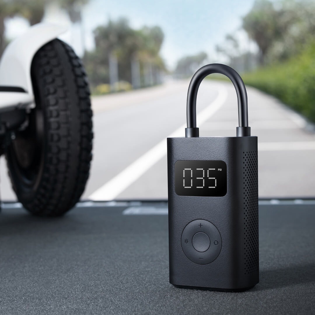 Portable MIJIA Inflatable Treasure 1S Electric Air Pump Car Inflator Car Tire Bicycle Tire Pump