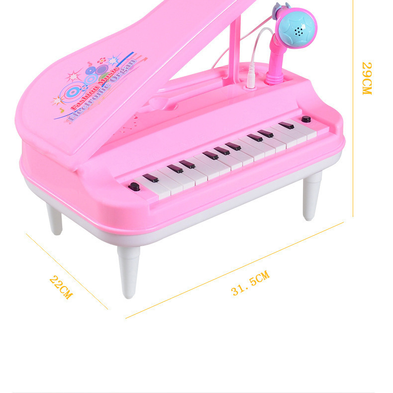 Children's Early Childhood Education Cartoon Animal Electronic Keyboard Mini Simulation Piano with Microphone Baby Musical Instrument Toys Wholesale Children's Early Childhood Education Cartoon Animal Electronic Keyboard Mini Simulation Piano with Microphone Baby Musical Instrument Toys Wholesale