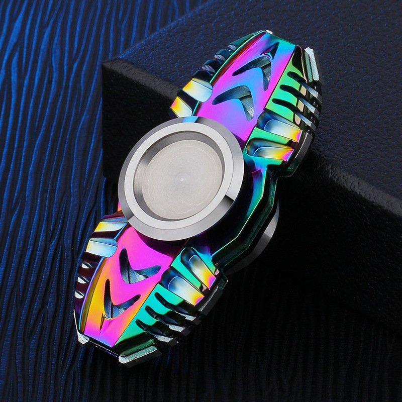 Tiger-Type Fingertip Gyro Inception Space Adult Stress Relief Toys Bearing Interfinger Spiral EDC Egyptian Worm Fox