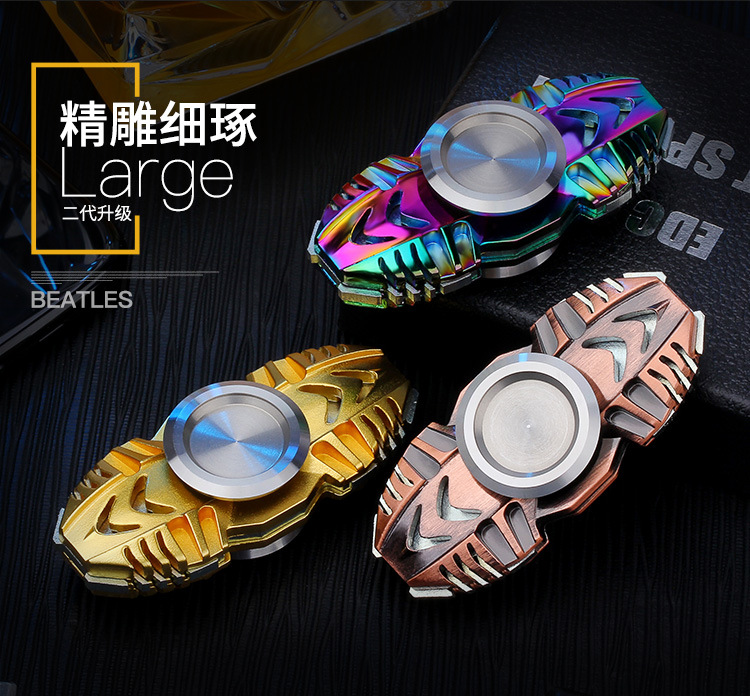 Tiger-Type Fingertip Gyro Inception Space Adult Stress Relief Toys Bearing Interfinger Spiral EDC Egyptian Worm Fox Tiger-Type Fingertip Gyro Inception Space Adult Stress Relief Toys Bearing Interfinger Spiral EDC Egyptian Worm Fox