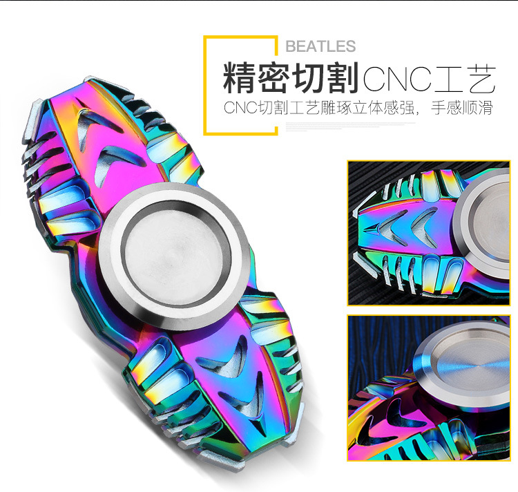 Tiger-Type Fingertip Gyro Inception Space Adult Stress Relief Toys Bearing Interfinger Spiral EDC Egyptian Worm Fox Tiger-Type Fingertip Gyro Inception Space Adult Stress Relief Toys Bearing Interfinger Spiral EDC Egyptian Worm Fox
