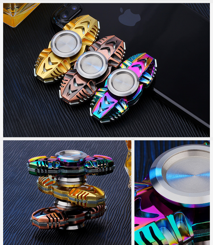 Tiger-Type Fingertip Gyro Inception Space Adult Stress Relief Toys Bearing Interfinger Spiral EDC Egyptian Worm Fox Tiger-Type Fingertip Gyro Inception Space Adult Stress Relief Toys Bearing Interfinger Spiral EDC Egyptian Worm Fox