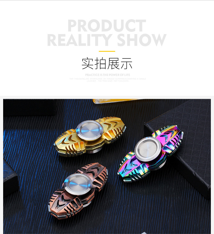 Tiger-Type Fingertip Gyro Inception Space Adult Stress Relief Toys Bearing Interfinger Spiral EDC Egyptian Worm Fox Tiger-Type Fingertip Gyro Inception Space Adult Stress Relief Toys Bearing Interfinger Spiral EDC Egyptian Worm Fox