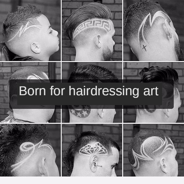 Hair Cutter Electric Hair Clipper Electric Clipper Oil Head Carved Adult Razor Bald Head Hair Scissors Rechargeable
