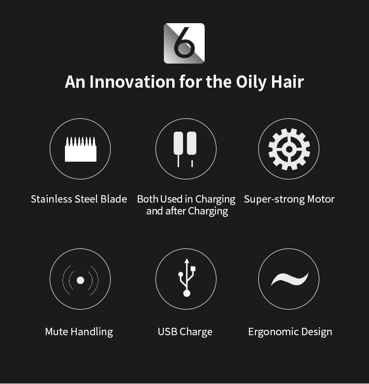 Hair Cutter Electric Hair Clipper Electric Clipper Oil Head Carved Adult Razor Bald Head Hair Scissors Rechargeable